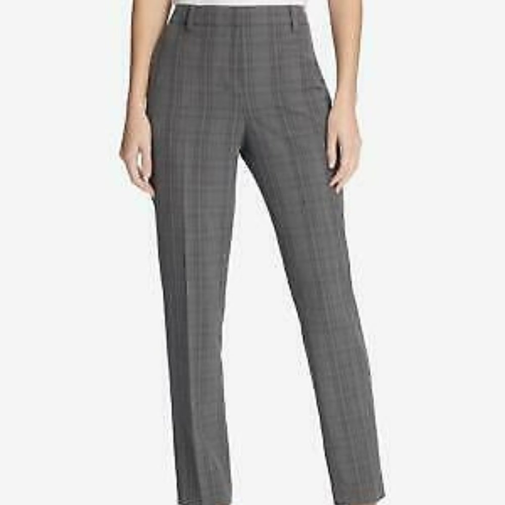 Donna Karan Glen Plaid Career Pants NWOT Size 2